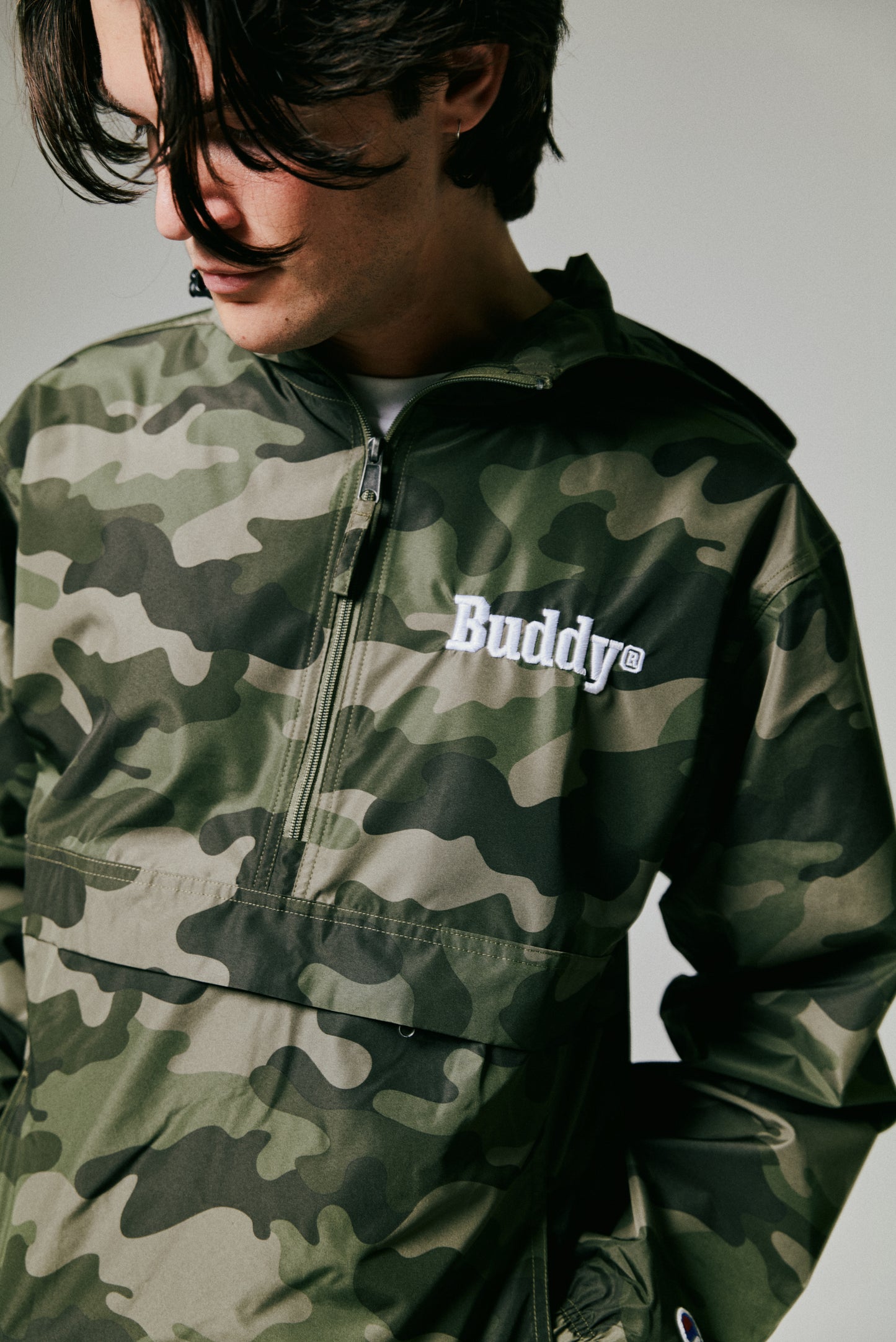 Buddy Classic Embroidered Champion Packable Jacket