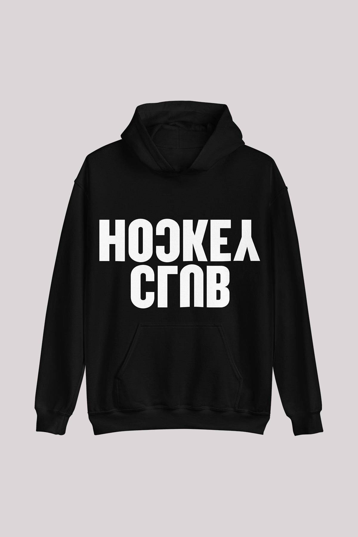 BACK CZECH HOODIE BLACK