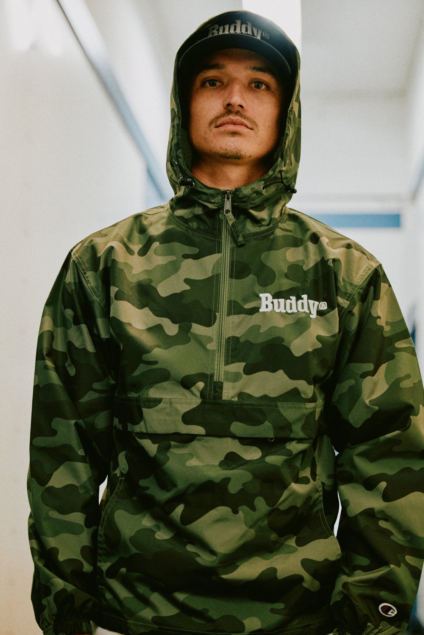 Buddy Classic Embroidered Champion Packable Jacket