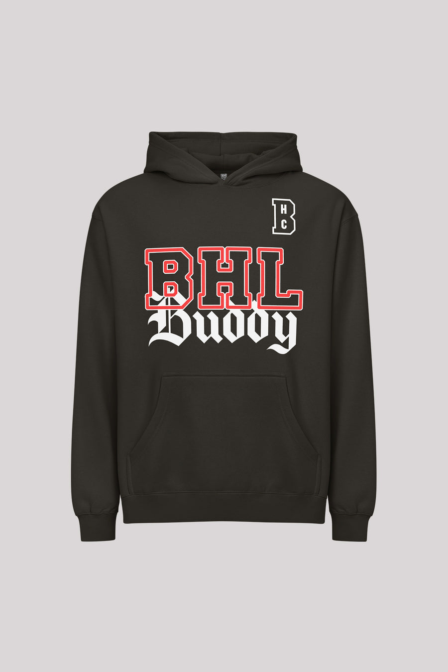 BHL X Buddy Vintage Black Hoodie